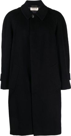 A.N.G.E.L.O. Vintage Cult 1990s single-breasted cashmere coat - men - Cashmere/Cupro - M - Blue