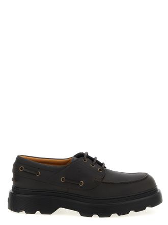 Tod's Mens Leather Boat Shoe