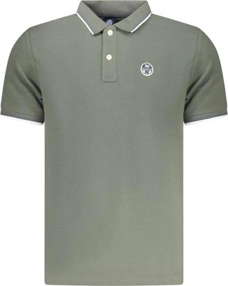 North Sails Verde Katoenen Polo - Heren - Polos - Groen - S - Katoen - Tops