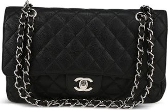 Chanel 2008 Timeless Classic gewatteerde crossbodytas - Zwart