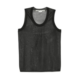 Comme Des Gar&ccedil;ons Mouwloze trui met ronde hals - Dames - Tops - Zwart - Maat: M