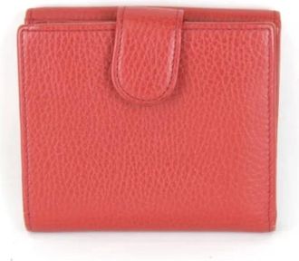 Gucci Pre-owned Wallets, female, Red, Size: ONE SIZE Pre-owned Vintage Wallet