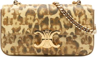 Celine Pre-owned Celine Calfskin Leopard Print Claude Chain Shoulder Bag Ladies ZG5JYVCT87729ZRK
