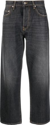 Golden Goose Wijd Uitlopende Gewassen Jeans - Heren - Regular Fit Jeans - Zwart - W30 - Katoen - Jeans