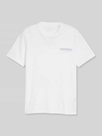 Tom Tailor Denim Regular Fit T-Shirt aus reiner Baumwolle in Weiss, Gr&ouml;&szlig;e XXL