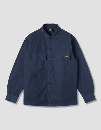 Stan Ray Mens CPO Shirt - Blue - Size: 38/Regular