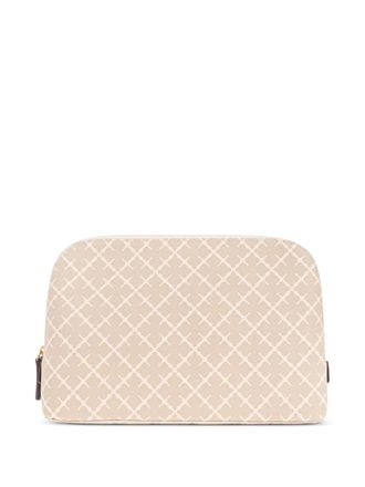 By Malene Birger Make-up tas met geometrisch patroon - Beige