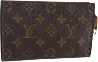 Louis Vuitton Pre-owned Canvas Portemonnee - Dames - Vintage Accessoires - Bruin - ONE Size - Vintage