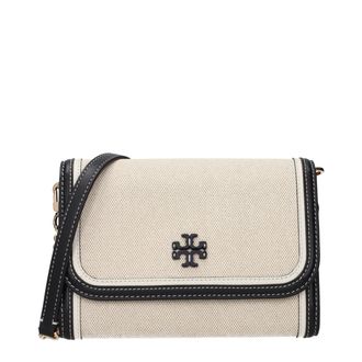 Tory Burch Beige Leren Clutch Tas