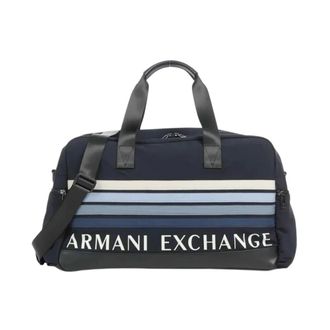 A|X Armani Exchange Weekender Tote - unisex - Weekendtassen - Blauw - ONE Size - Tassen