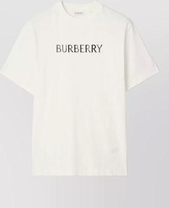Burberry cotton logo-print t-shirt