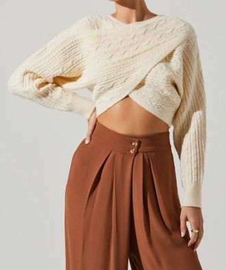 Astr Mariana Sweater In Cream