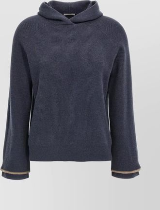 Brunello Cucinelli cashmere hooded sweater