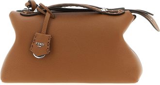 Fendi By The Way Selleria Medium Borse A Mano Marrone-Donna