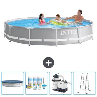 Intex Piscina Prism Frame Redonda - 366x76 Cm - 7-piezas Scb64