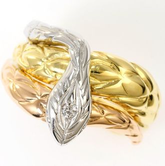 C&A Unbranded pink gold Platinum yellow gold yellow gold (18K) pink gold (18K) Platinum 900 Band Ring (Pre-Owned)