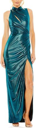 Mac Duggal High-Neck Gown