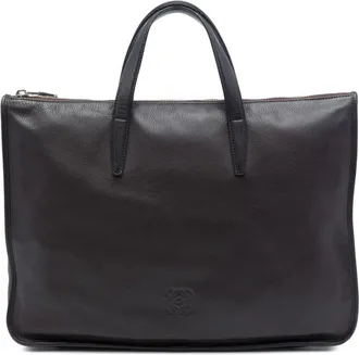 Loewe Pre-owned Loewe Leather Anagram Toledo Briefcase Unisex P0FGFKSUC62NRG3K