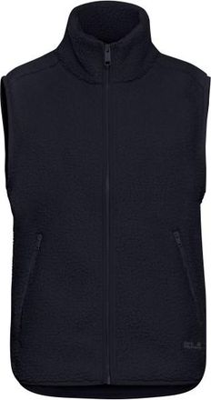 Jack Wolfskin High Curl Vest Fleecegilet für Damen | schwarz