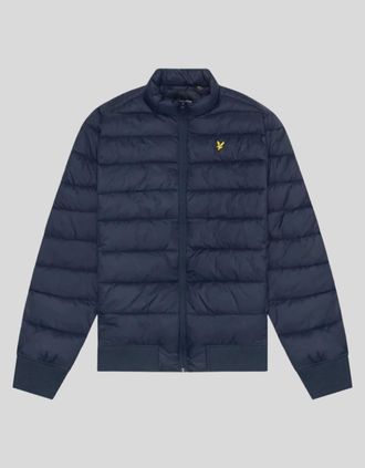 Lyle & Scott Lyle And Scott Mens Funnel Neck Puffer Jacket - Navy - Size: Regular/36