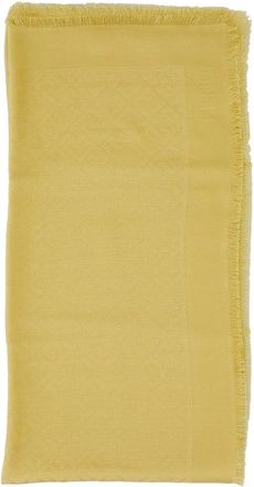 Fendi Silky Scarves, female, Yellow, Size: ONE SIZE Iconic Shawl