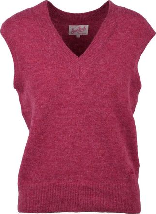 MC2 Saint Barth Pink Alpaca-Blend Knit Vest