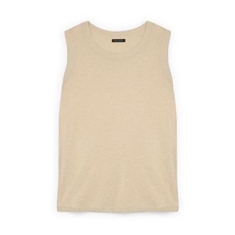 Fiorella Rubino Sleeveless Tops - Dames - Tops zonder mouwen - Wit - XL - Tops