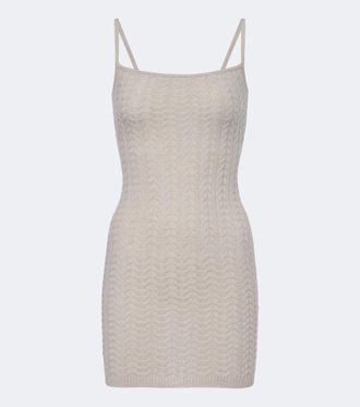 Aya Muse Alia wool and alpaca-blend minidress