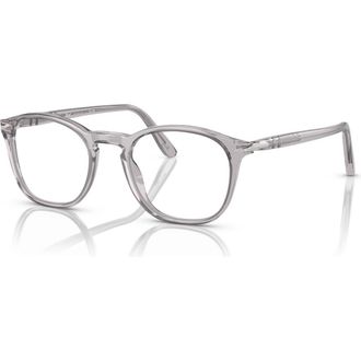 Persol 50mm Square optical glasses in Grey at Nordstrom