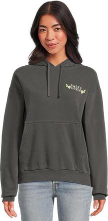 Salty Crew Hopper Hoody Womens Sweatshirt Faded Black : MD, Cotton/Fleece/Polyester