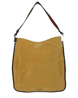 Gucci Beige Canvas Shoulder Bag (Authentic Pre-Loved)