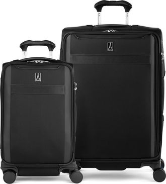 Travelpro Versapack + Softside Carry On & Medium Spinner Luggage Set in Black at Nordstrom