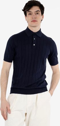FILIPPO DE LAURENTIIS Polo manica corta navy