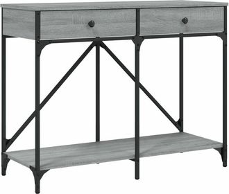 vidaXL Vidaxl - Console Table Grey Sonoma 100x39x78.5 cm Engineered Wood
