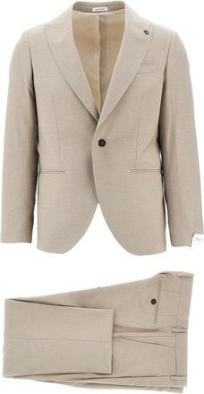 Breras Milano Biella single-breasted tailored suit Man 48