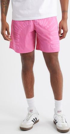 Billionaire Boys Club BB Sunrise Drawstring Nylon Shorts in Carmine Rose at Nordstrom, Size Xx-Large