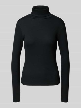 Vero Moda Slim Fit Langarmshirt mit Baumwollanteil Modell CHLOE in Black, Größe XL