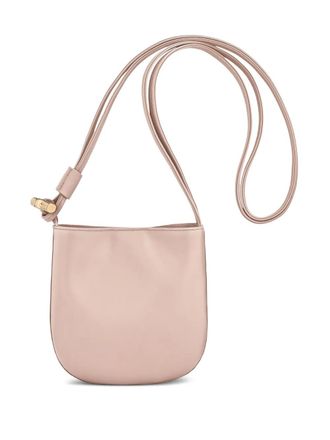 Longchamp Le Roseau S leather shoulder bag - women - Leather/Recycled Polyester - One Size - Pink