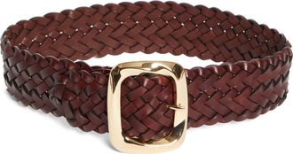 Zimmermann Malley Wide Belt in Burgundy at Nordstrom, Size X-Small