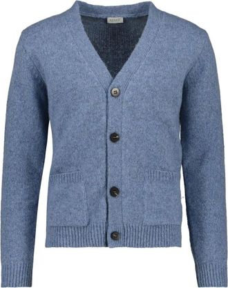 04651/ Truien & Vesten, Heren, Blauw, XL, Wol, Cardigan