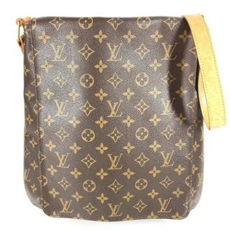 Louis Vuitton Vintage, unisex, Bruin, ONE Size, Pre-owned Vintage Canvas Cross Body Bag