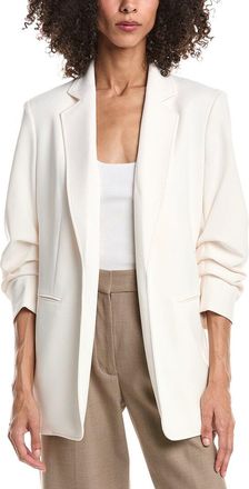 Anne Klein Scrunch Sleeve Open Jacket
