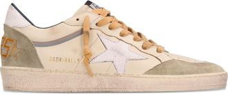 Golden Goose Silk And Nylon Distressed Suede Sneakers