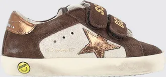 Golden Goose Sneakers Old School da bambino in pelle con chiusura a velcro