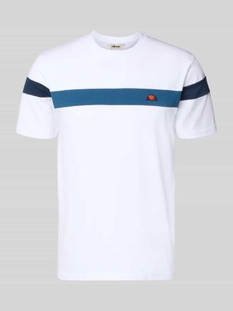 Ellesse Regular Fit T-Shirt mit Logo-Detail Modell Caserio in Weiss, Gr&ouml;&szlig;e XXL