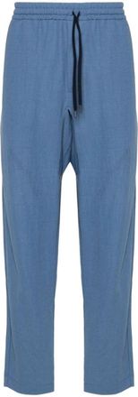 Harris Wharf London Broeken, Heren, Blauw, S, Straight Broeken