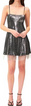 Nicholas Isabella Dress In Metal