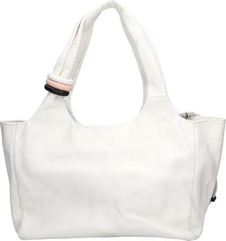 Rebelle Aisha Shopper - Dames - Shoppers - Wit - ONE Size - Leer - Tassen