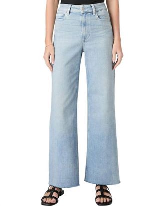 Paige Anessa Raw Hem Jean In Lisbon Light
