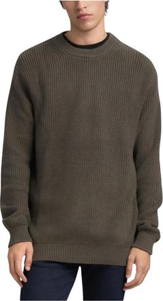 Replay Truien & Vesten, Heren, Groen, M, Katoen, Rondgebreide trui